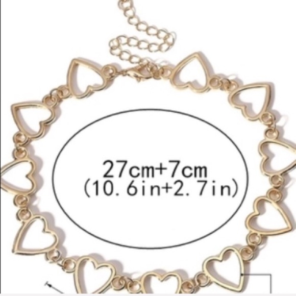 ☝️ONE LEFT! NWT heart chain link choker - Picture 6 of 6